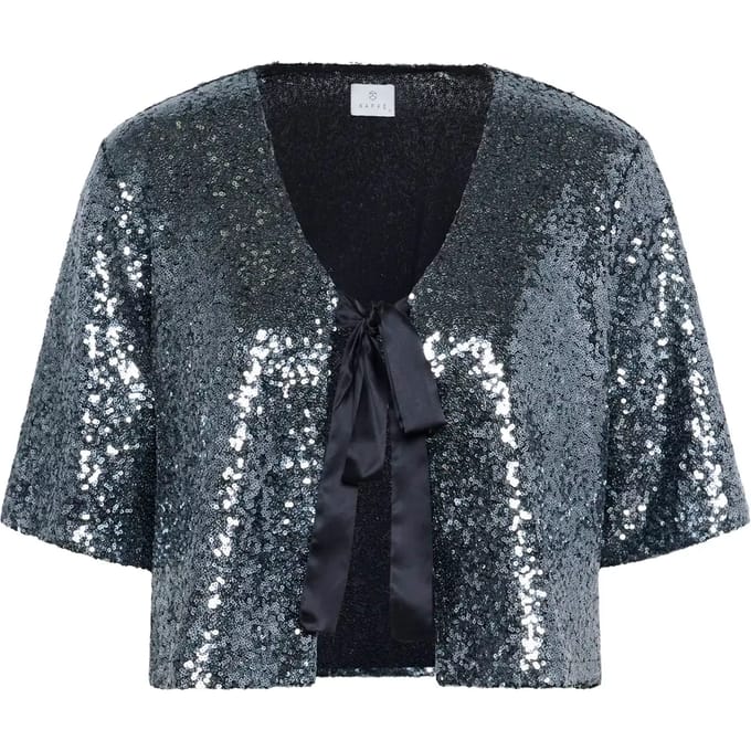 Vrouwen bolero met pailletten KAFFE Lau