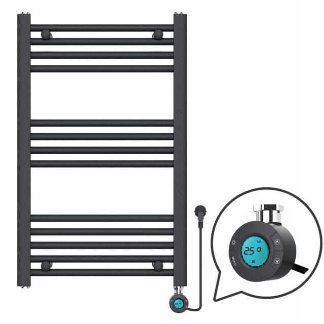 Vtw Living handdoekradiator elektrisch 800 500 mm mat 300 watt