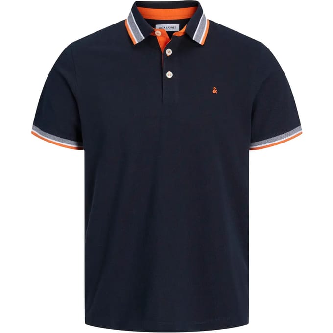 Jack & Jones Plus Polo shirt Plus Size Effen Polo shirt