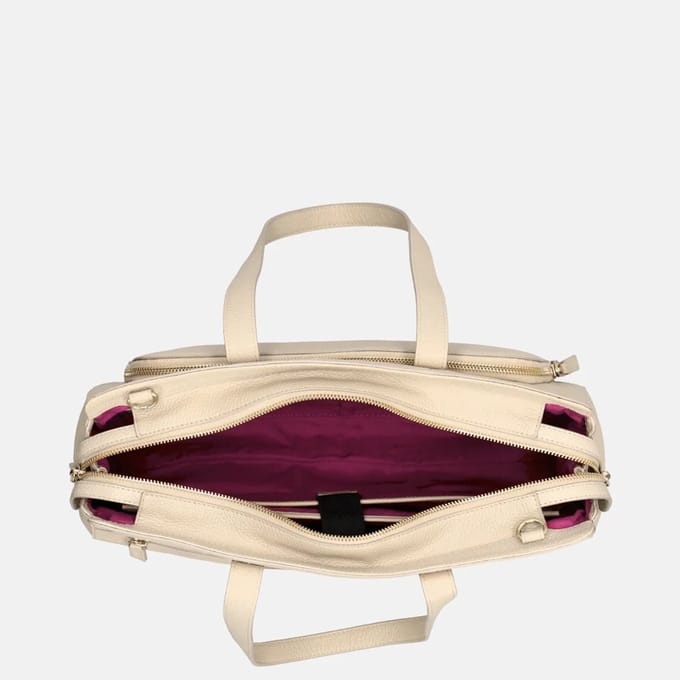 Rise of Rosa laptoptas 16 inch offwhite