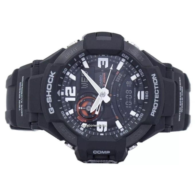 Casio G-Shock GRAVITYMASTER dubbele sensor GA-1000-1A GA1000-1A herenhorloge zwart