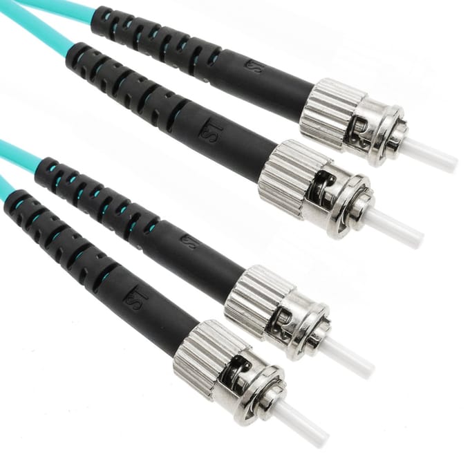BeMatik - Glasvezelkabel ST / PC naar ST / PC multimode duplex 50/125 van 75m OM2