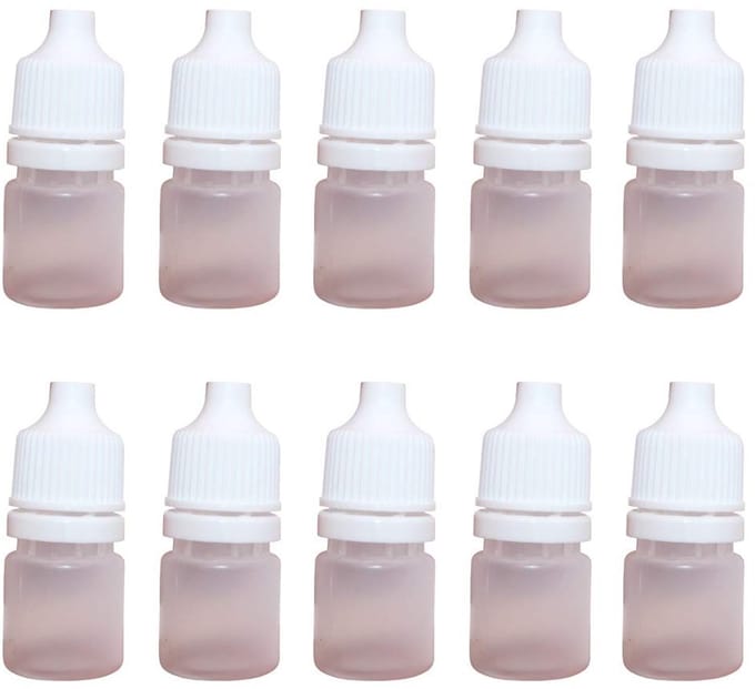 Dailygoods- Druppelfles 3 ml - Druppelflesjes 50 stuks - Dosing lid