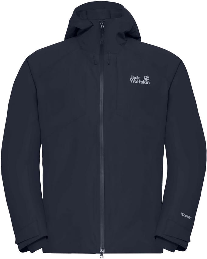 Jack Wolfskin Icecape 2l Down Ins Jacket Midnight Sky Größe: XXL | Trench Coats Outlet | Herren