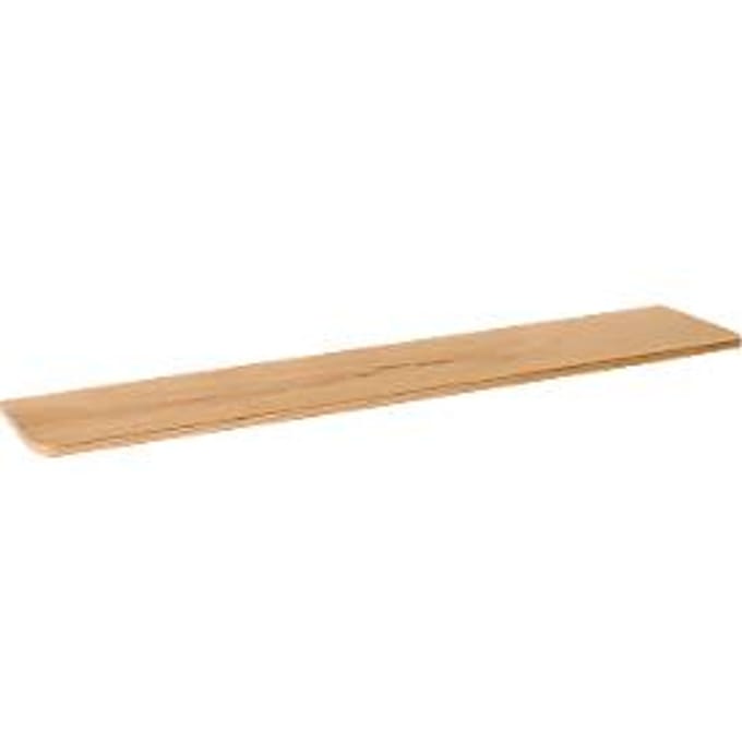 Multiplex beuken kantplank, kleurloos geolied, warme beuken look, L 750 x H 100 x D 12 mm