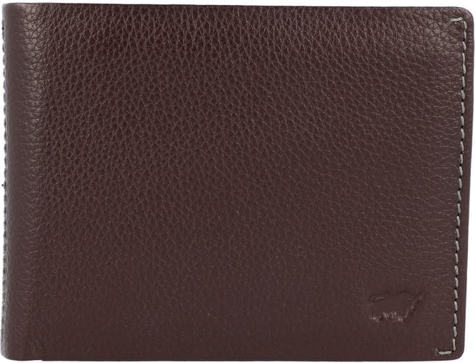Braun Büffel Prato Portemonnee RFID Leer 12 cm - Jongens - Horizontaal - d. braun
