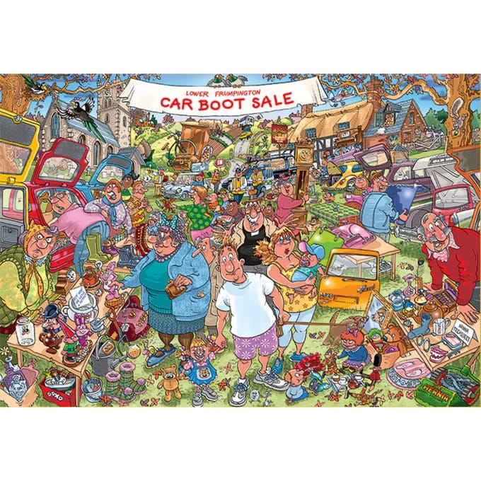 Wasgij Original 35 Vlooienmarkt Vondsten! puzzel - 1000 stukjes