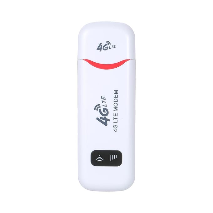 4G LTE USB-modem 4G-router Mobiele WiFi-hotspot met SIM-kaartsleuf 150 Mbps DL 50 Mbps UL Max 10 EU Version rood