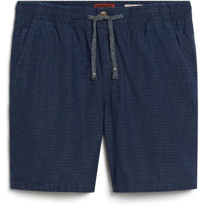 Superdry Indigo Bermudashort Donkerblauw Grootte: S