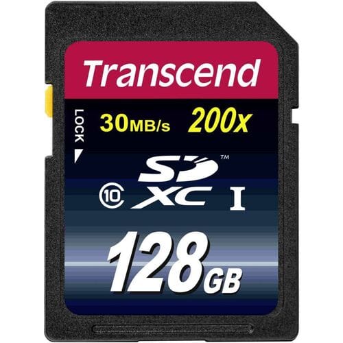 Transcend Premium SDXC-kaart 128 GB Class 10