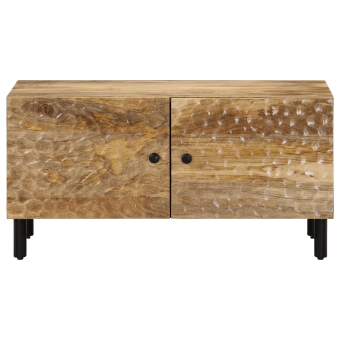 vidaXL - Salontafel - 80x50x40 - cm - massief - mangohout