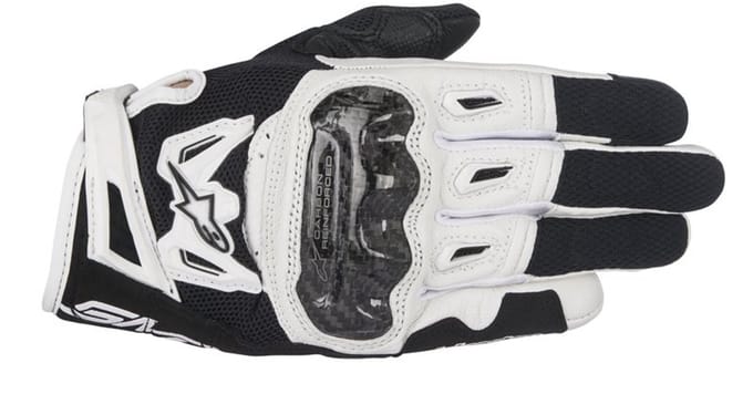 Alpinestars SMX-2 Air Carbon V2 Zwart Wit - Handschoen