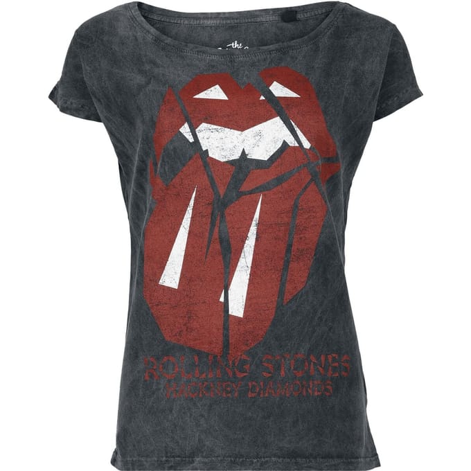 The Rolling Stones T-shirt - Hackney diamonds - S tot XL - voor Vrouwen - actraciet