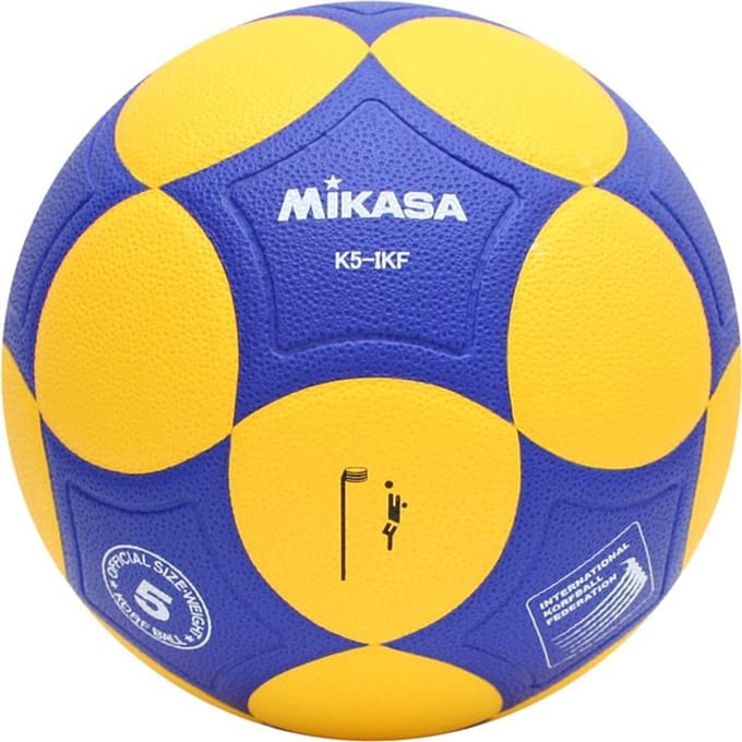 Mikasa Korfbal - geel/blauw - maat 5