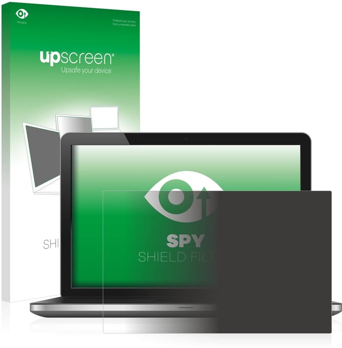 upscreen - privacyscherm voor Standaardmaten mit 12.5 inch Schermen [277 mm x 156 mm, 16:9] - privacy filter screenfilter Blauwlichtfilter