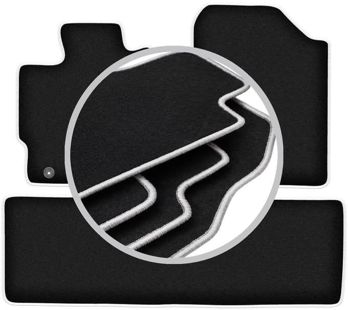 CARLUX-SILVER automatten voor: Toyota Yaris III benzine (2011-2019)