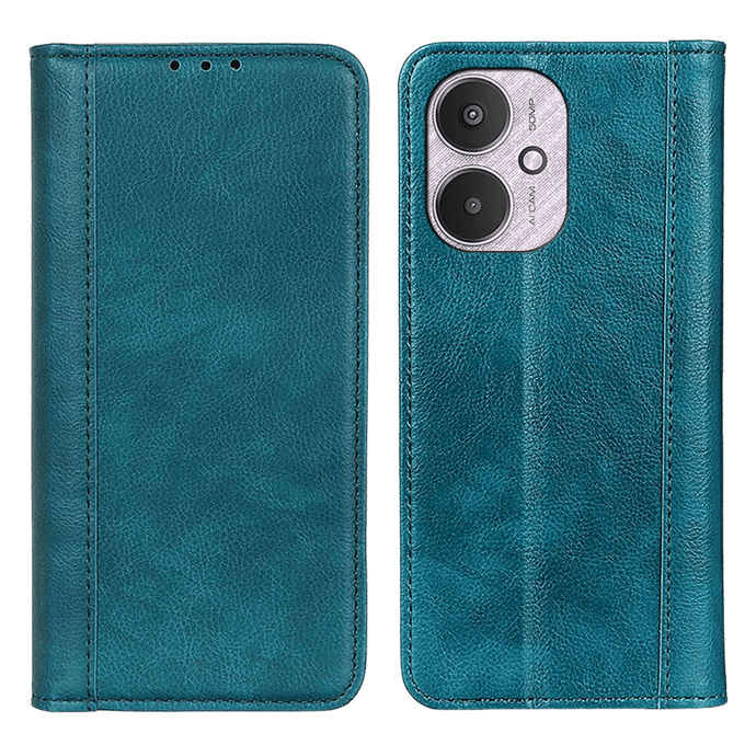 Comfycase Redmi 13C Leren Portemonnee Hoesje Turqoise