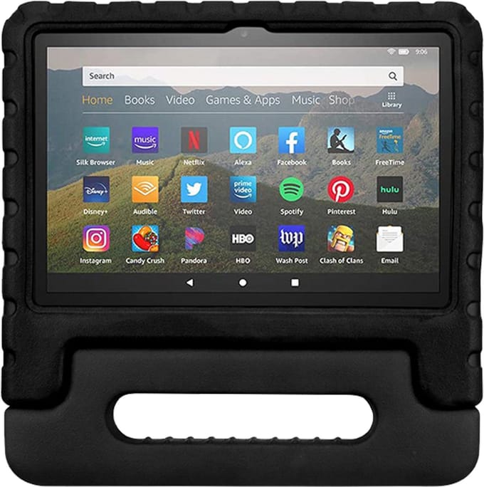 Rixus RXTC06 Tablet Kids Case For Apple iPad Mini 6 8.3 inch Black