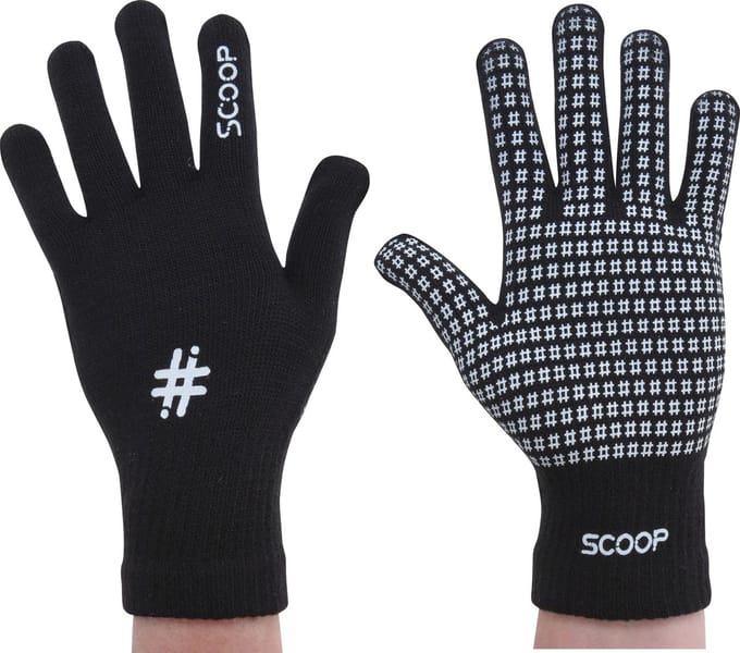 SCOOP Hockeyhandschoenen Winter - Black - Full Finger