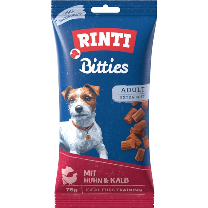 Rinti - Snack Bitties 16x75g - Kip & Kalfsvlees