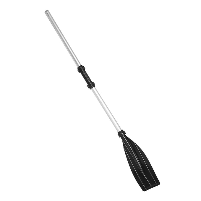 2 stuks aluminiumlegering afneembare lichtgewicht geribbelde kajakpeddels voor boten gray