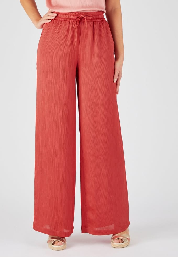 Damart - Broek met vaste plooi - Dames - Roze - 38