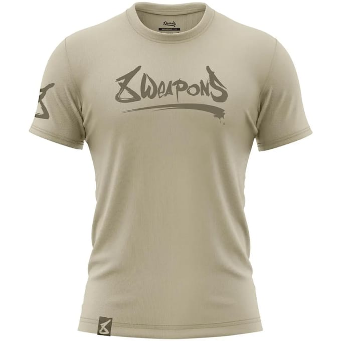 8 WEAPONS Muay Thai T-Shirt Unlimited Sand - XXL