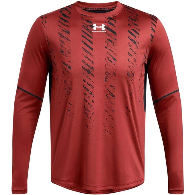 Under Armour Heren Regular T-shirt met lange mouwen (Oranje)