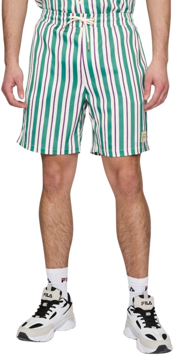 Fila Short Heren Lastro Groen-kremowe - Maat XL