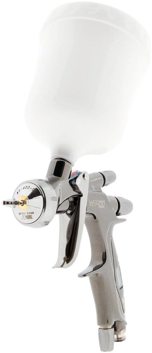 Iwata WS400 Clear Series 2 Verfspuit met Digitale Manometer + bovenbeker - 1,2mm