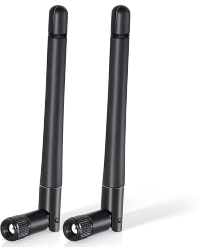 Omnidirectionele Dual-Band Wifi Antenne voor Beveiligingscamera en Router - 3 dBi MIMO RP-SMA