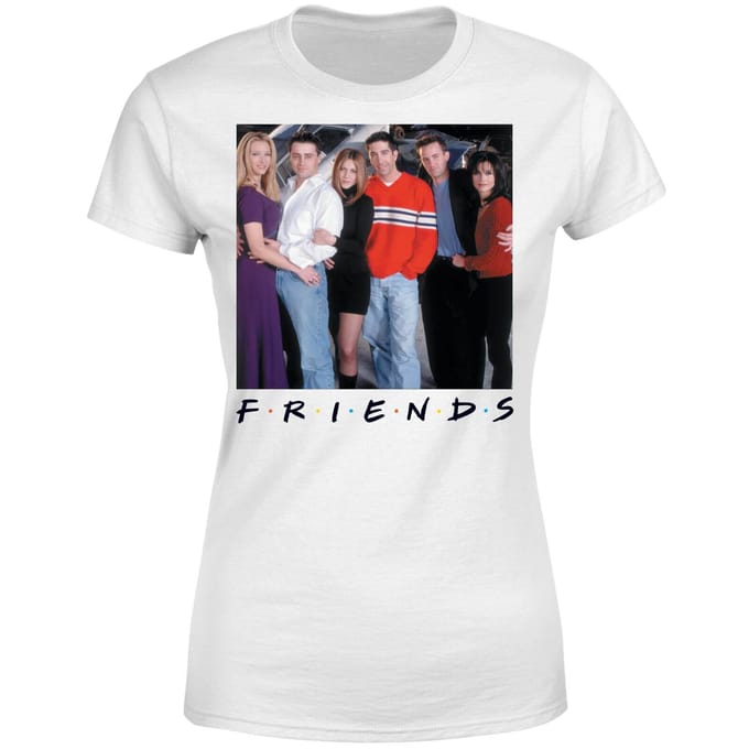 Friends Cast Pose dames t-shirt - Wit - XS