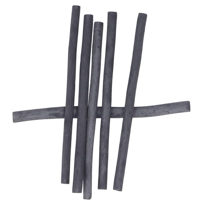 Houtskoolstokjes Draagbare lichtgewicht zwarte schilderij schets houtskool bar kunst student cadeau gray