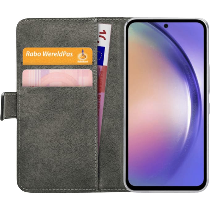 Mobilize Galaxy A54 Portemonnee Hoesje Zwart
