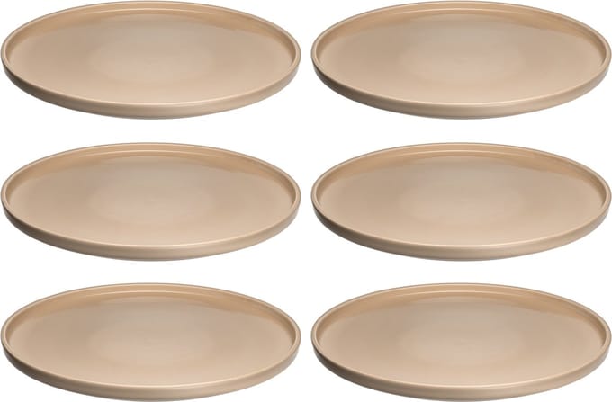 Leonardo Roma bord 27cm abrikoos - set/6