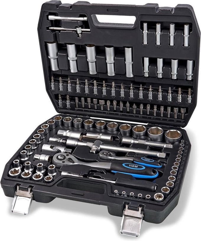 108 Delige Professionele Doppenset INCH Maten
