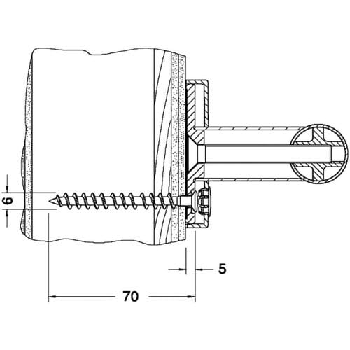 Keuco Plan fixing set no.4 34990000200