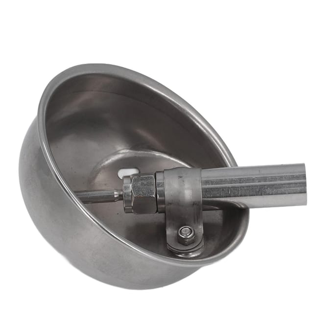 Automatische Varkensdrinkbak Verdikte Vee Waterbak RVS Koe Drinkwaterbak S gray