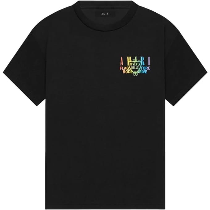 Amiri Xo Beverly Hills Zwart T-shirt
