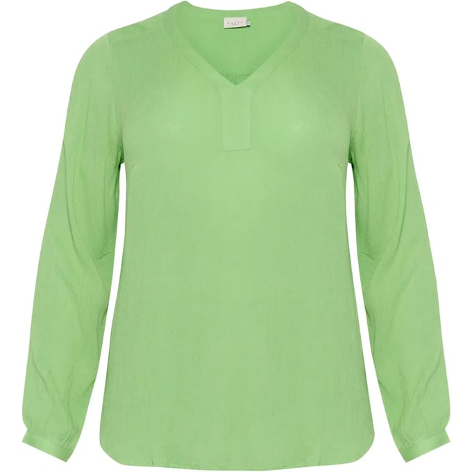Blouse met lange mouwen Regular fit Spring Bouquet light green