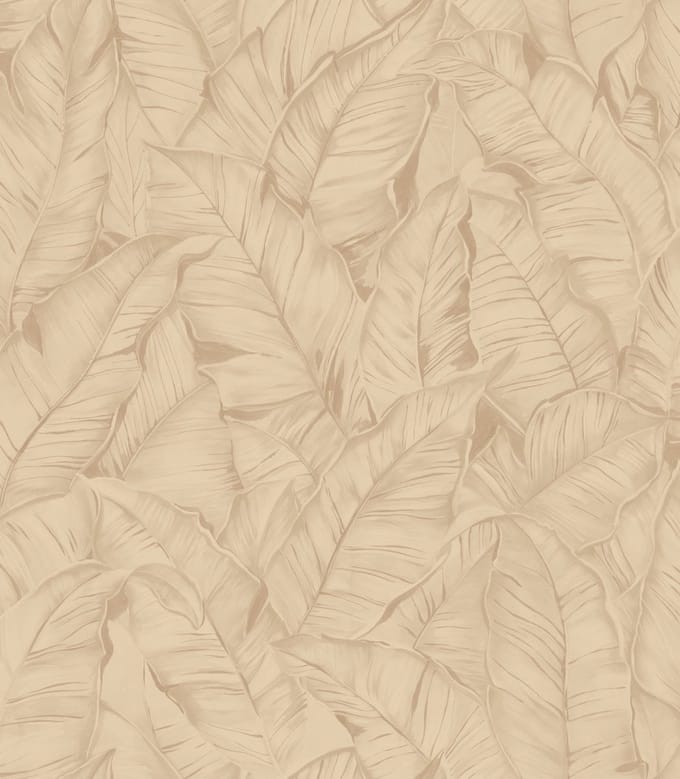 Zambaiti Vinylbehang Z30303 - Trussardi 8 - Botanisch Beige - 70cm x 10.0m