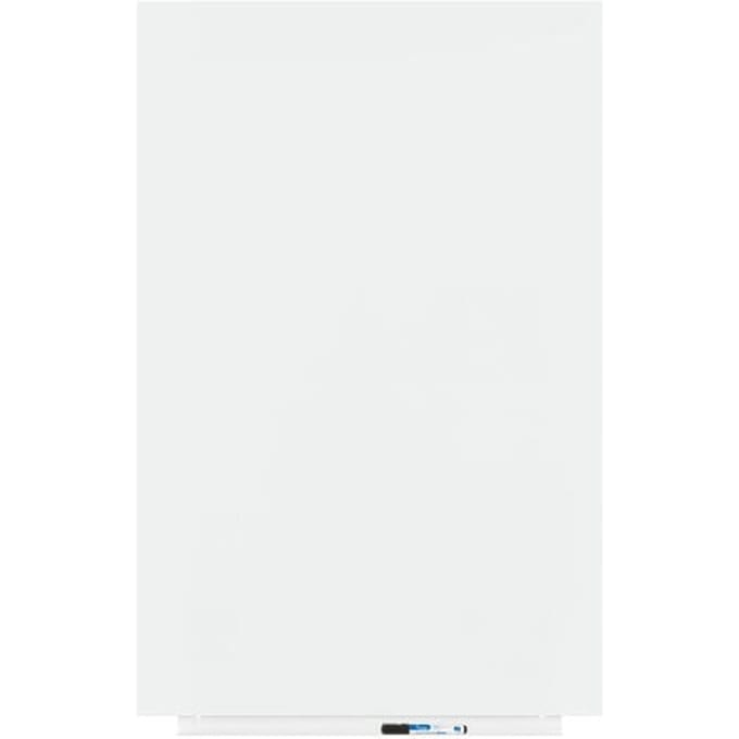 Rocada Whiteboard 6420MATT (b x h) 115 cm x 75 cm Wit (RAL 9003) Kunststof coating Incl. opbergbakje, Horizontaal- of verticaalformaat