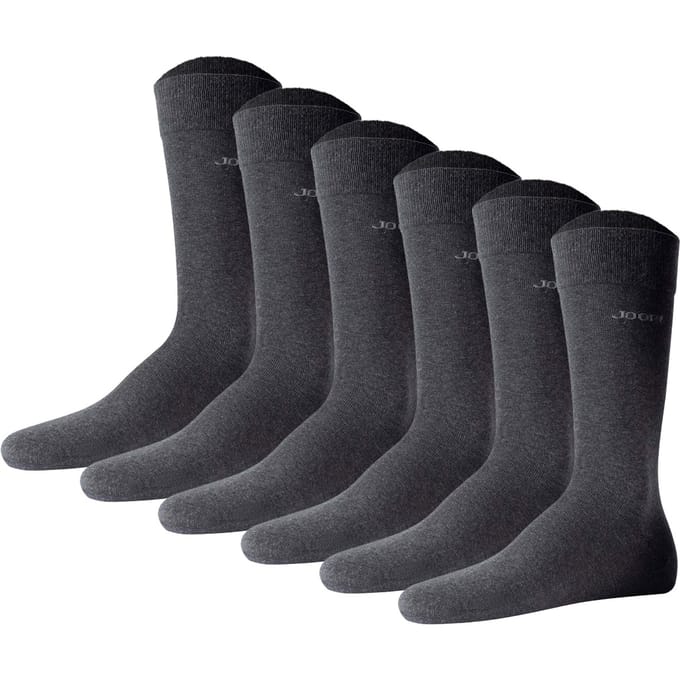JOOP! Sokken Unisex premium essential cotton Socks 6p Set van 6