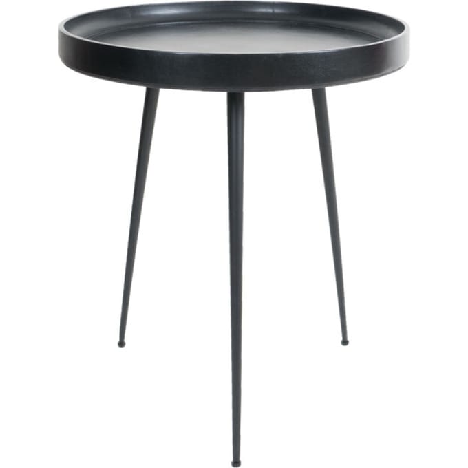 Salontafel Sarno Zwart 60 x 60 cm - Rond - Industrieel