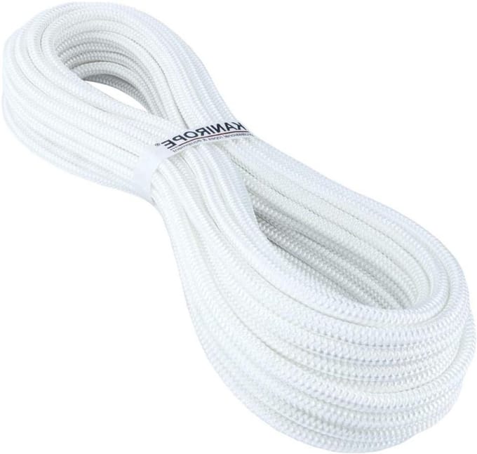 Polyester Touw - Gevlochten Koord - Algemeen Gebruik - Hoge Breeksterkte - 14 mm x 30 m - Wit