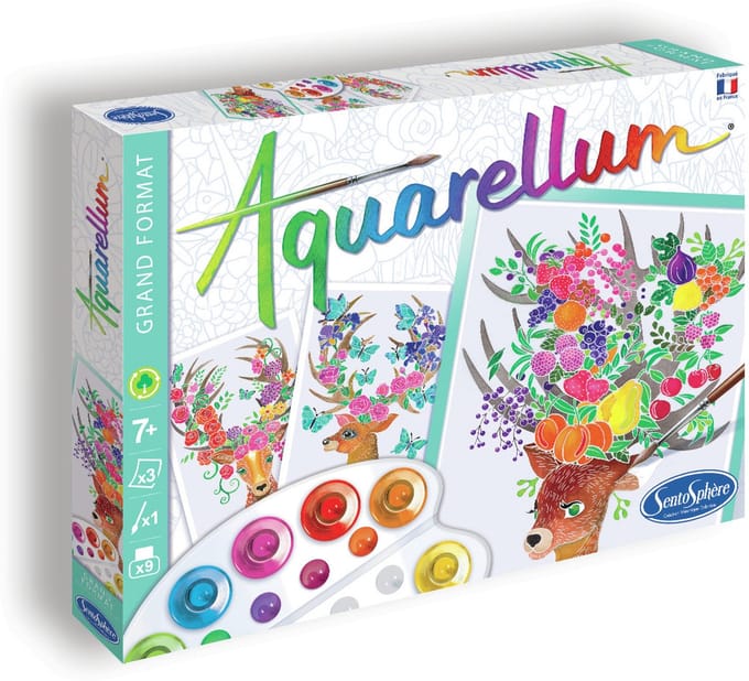 Aquarellum - Cerfs Enchantés (+ sticker)