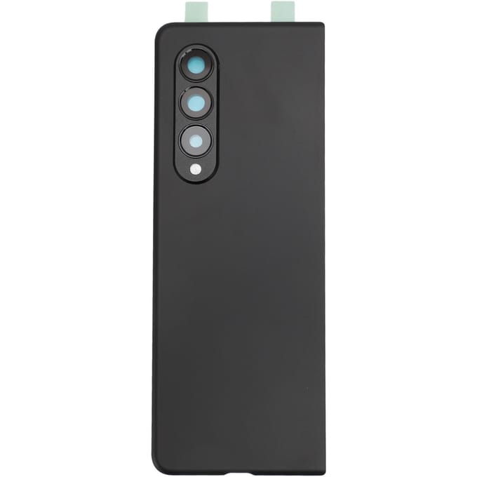 Remplacement du Cache Arrière en Verre avec Lentille de Caméra Pré-installée et Kit de Réparation pour Galaxy Z Fold 3 5G noir