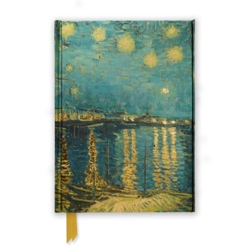 Van Gogh Starry Night Over The Rhone (Foiled Journal)