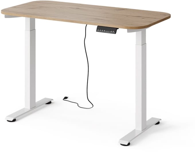 Vicco Elevate Bureau – 120 x 60 cm 2 motoren Wit/Kunstnijverheid