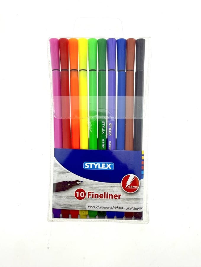 Fijnschrijvers 10 Stuks
